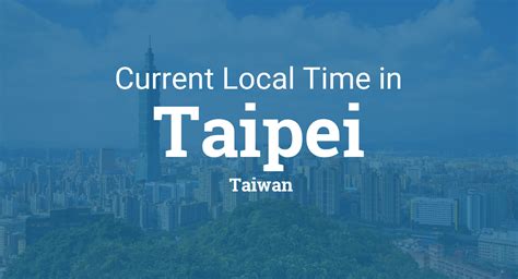 Taiwan time now - The 24 largest cities inTaiwan. Exact time now, time zone, time difference, sunrise/sunset time and key facts for Taipei, Taiwan.